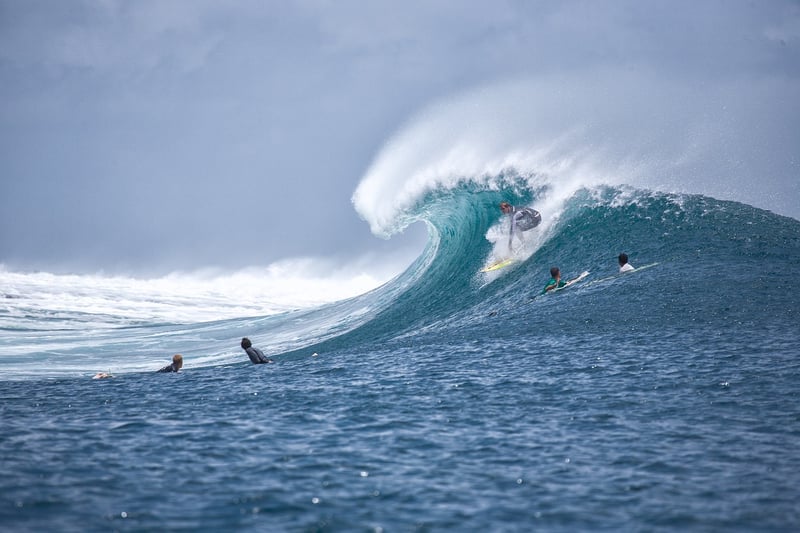 Surfing in Maui